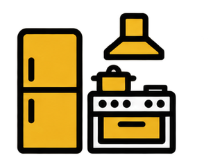 equipped kitchen